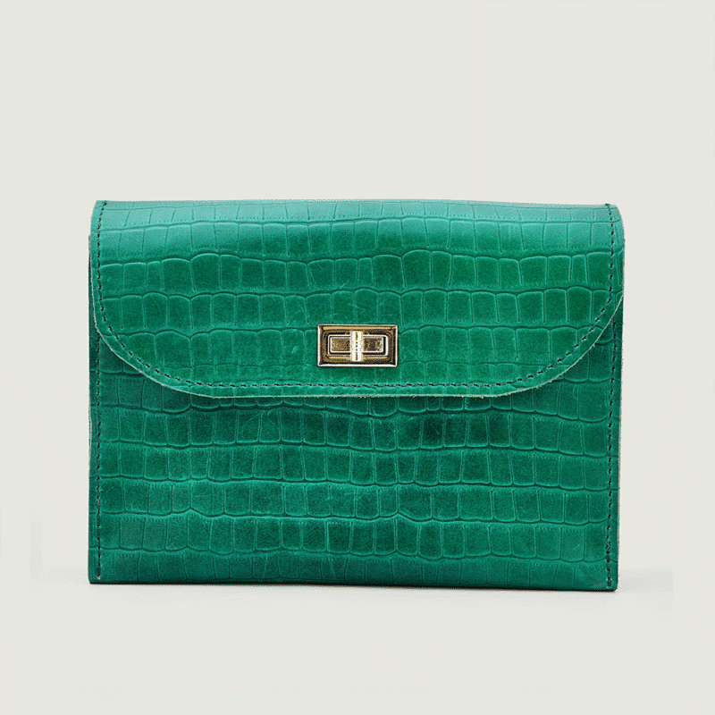 شنطة كتف نقشة جلد التمساح