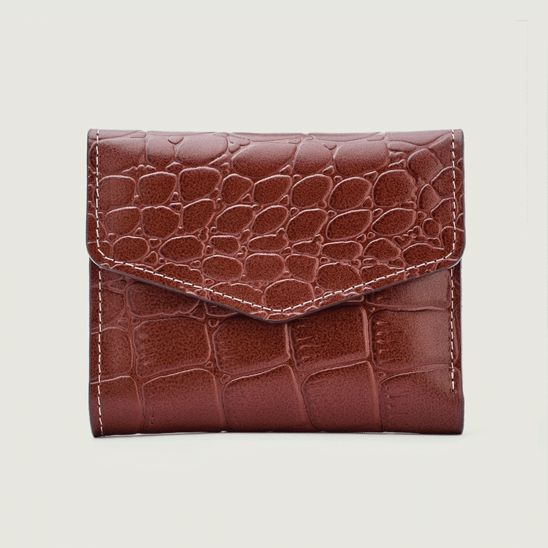 محفظة نسائية جلد التمساح