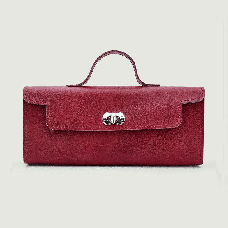 شنطة يد جلد طبيعي