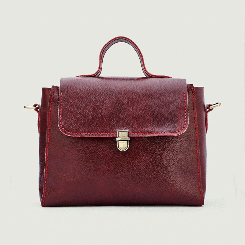 شنطة يد جلد طبيعي