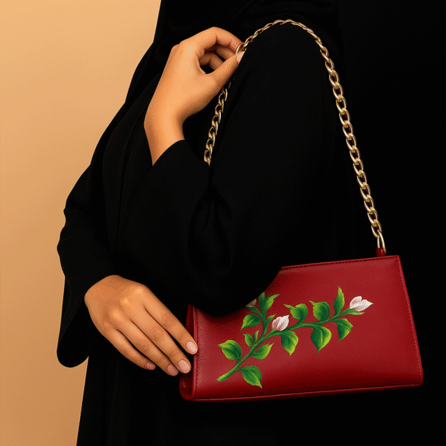 شنطة نسائية حمراء